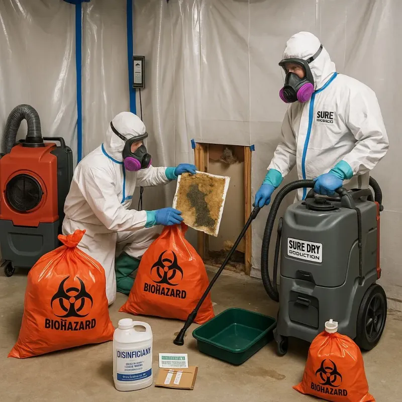 Contaminated Water Handling Protocols process in McCrory, AR